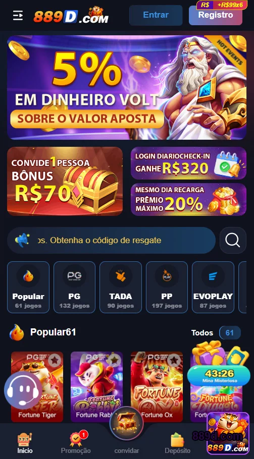 Jogador utilizando aplicativo cassino no smartphone